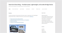 Desktop Screenshot of lightweightbridgedecksystems.com